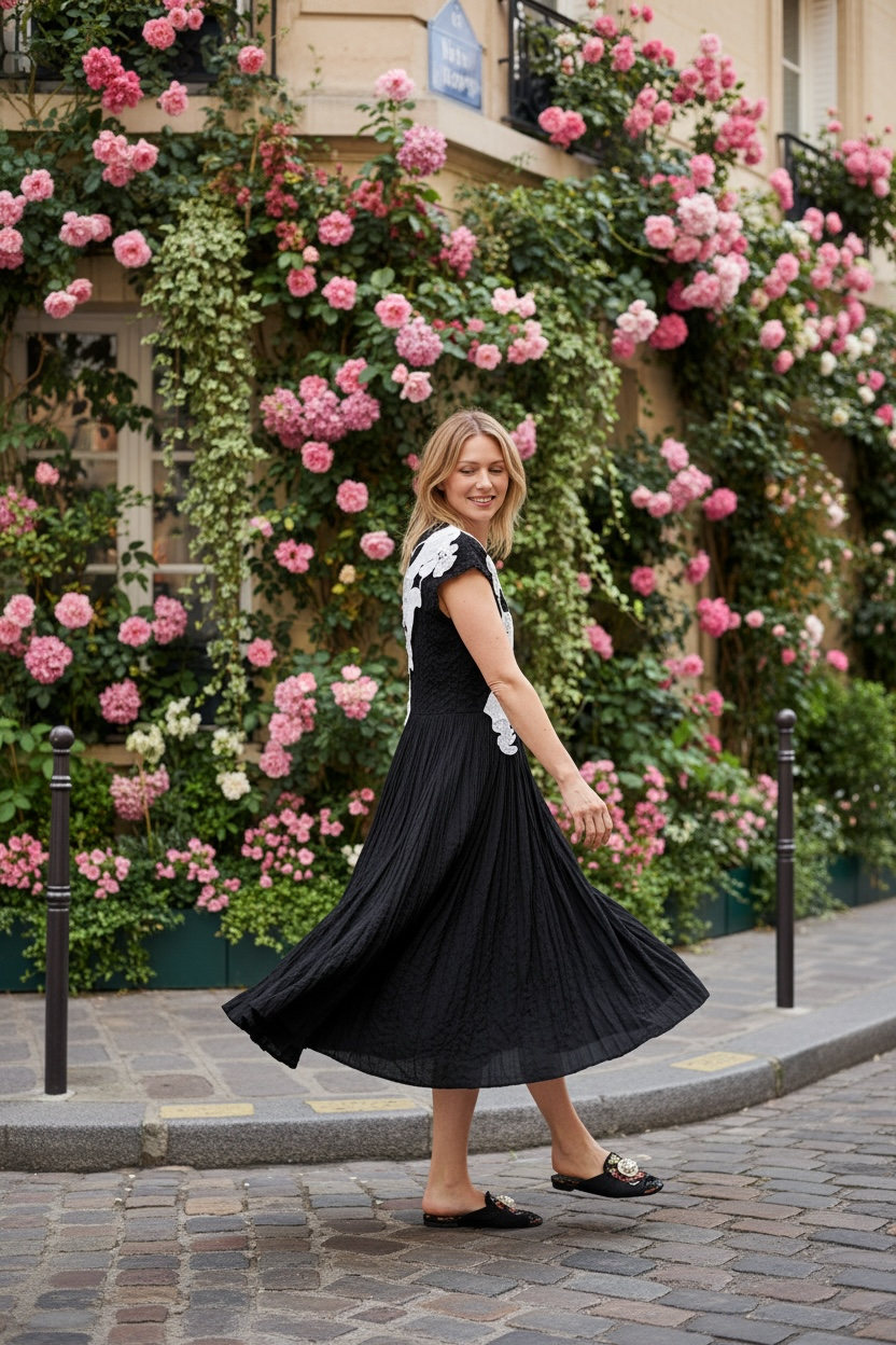 Noir Rose Style Coordinate Set