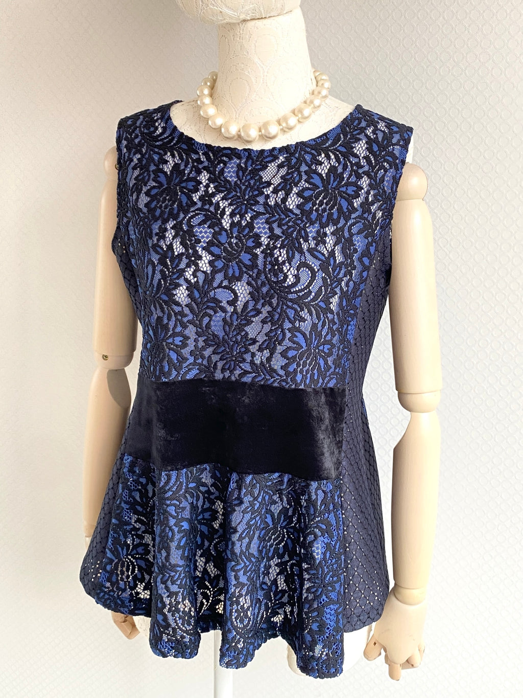 レース切り替えトップス