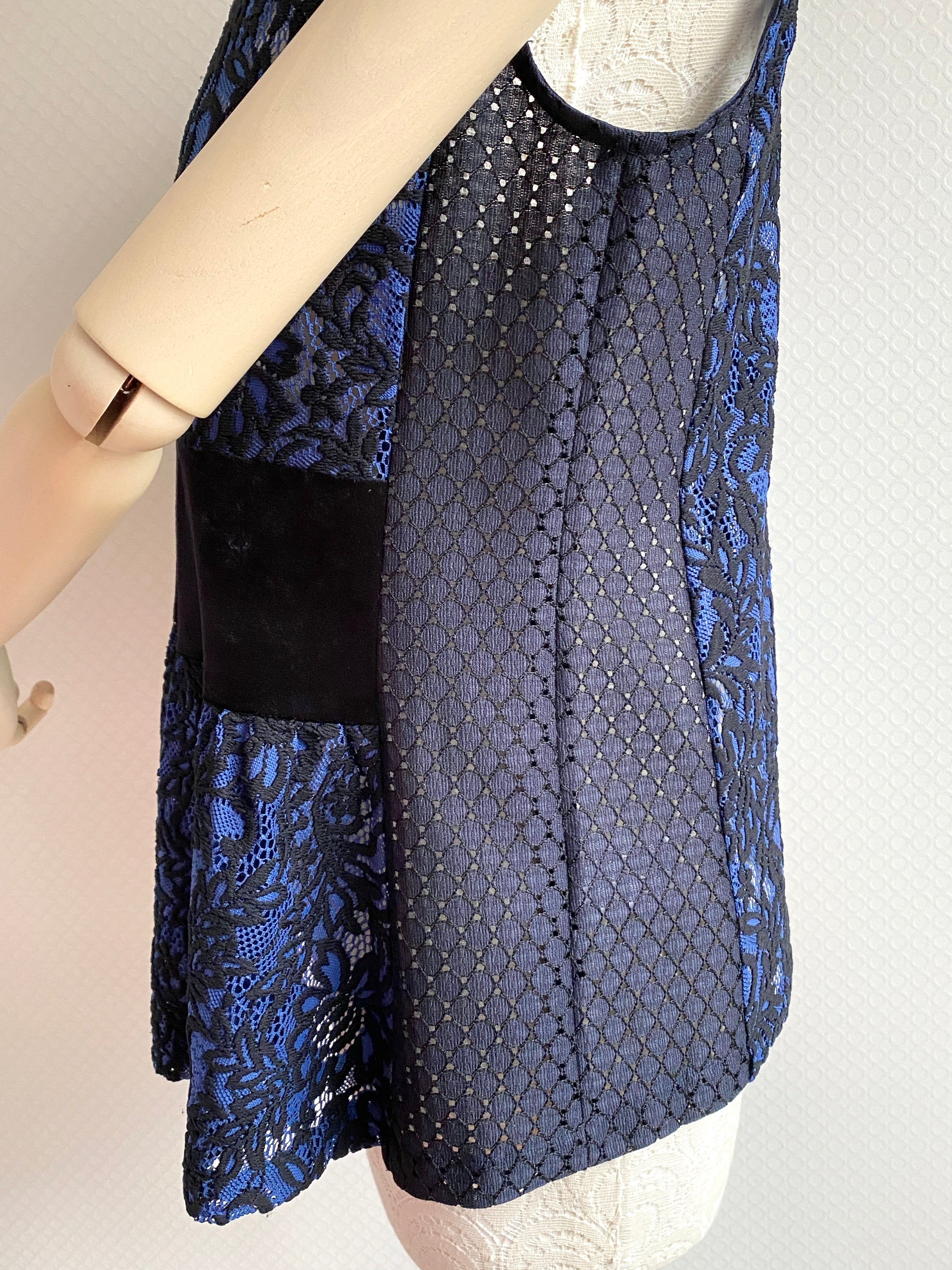 レース切り替えトップス