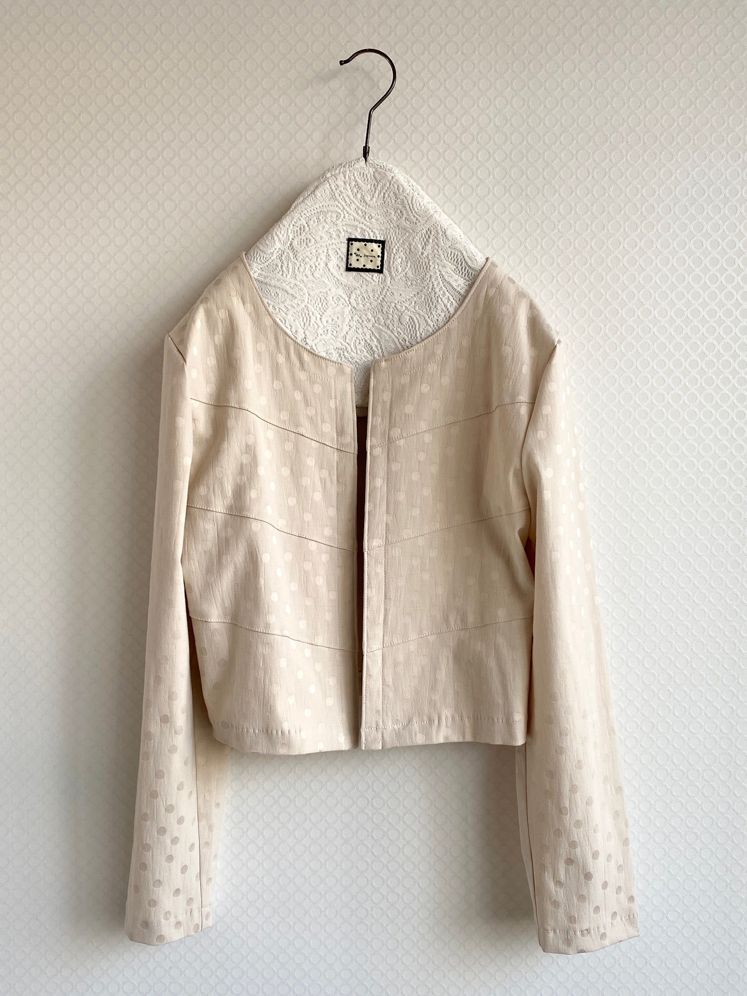 ojk0025 ノーカラージャケット