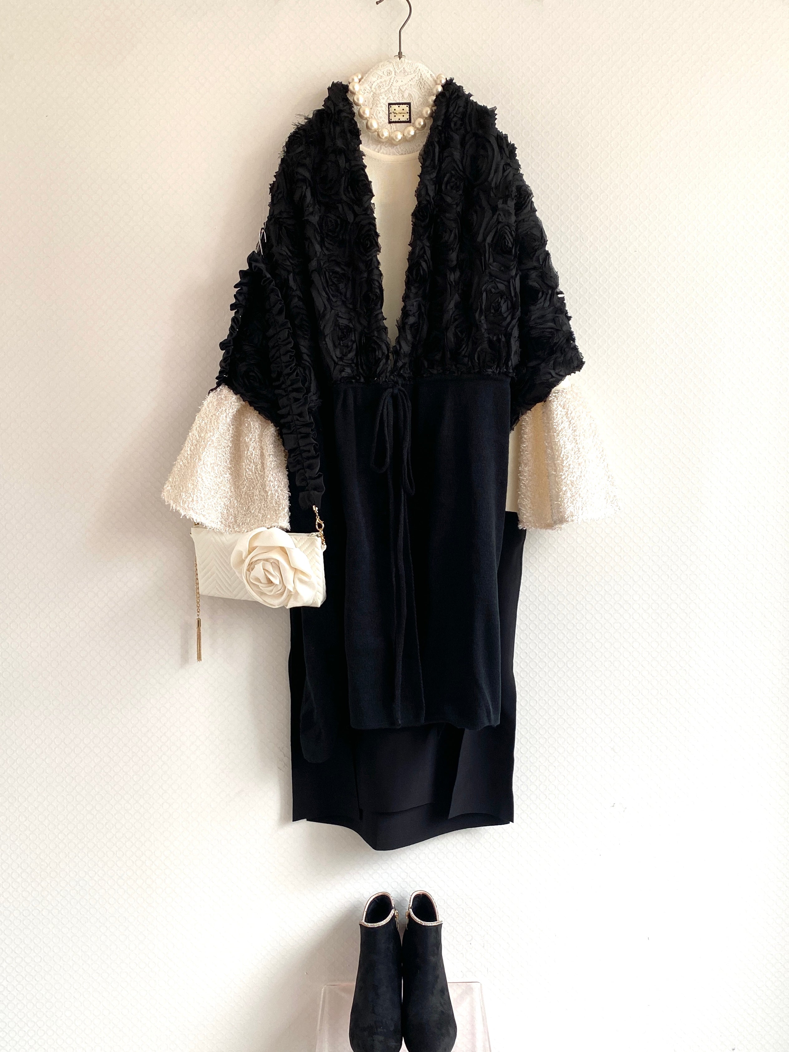 バラモチーフショール