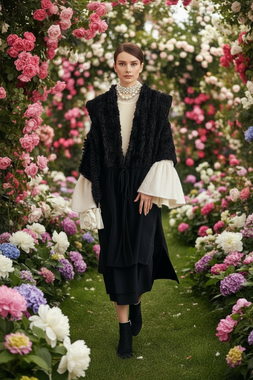 ボリュームスリーブニット