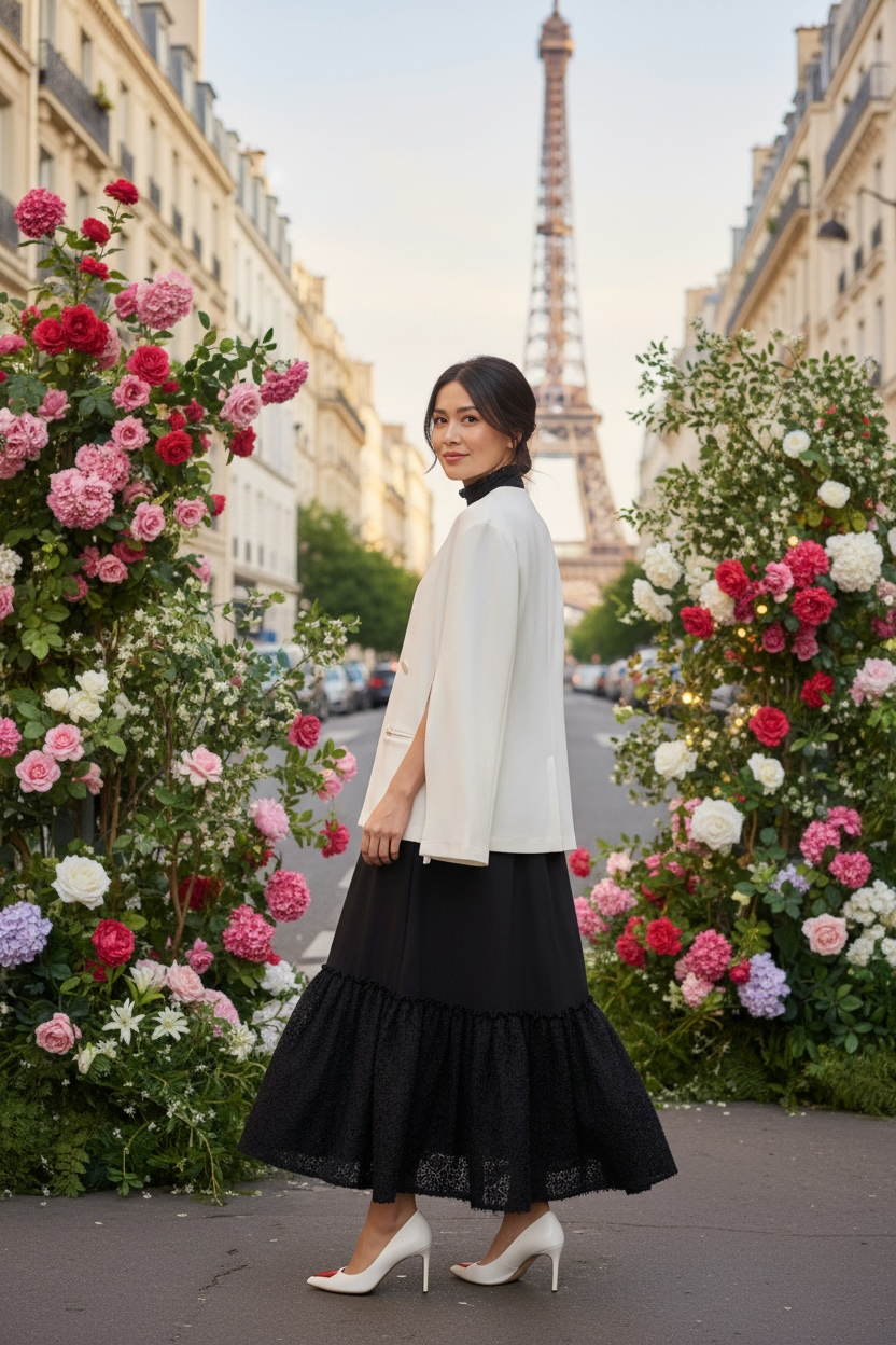 Noir Dentelle Dress