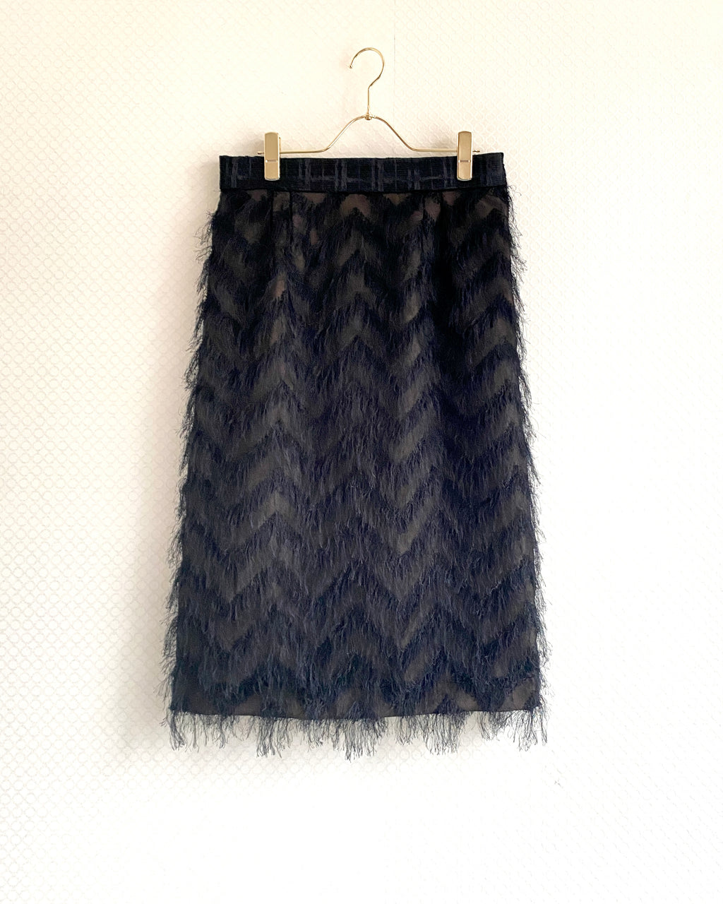 フリンジタイトスカート