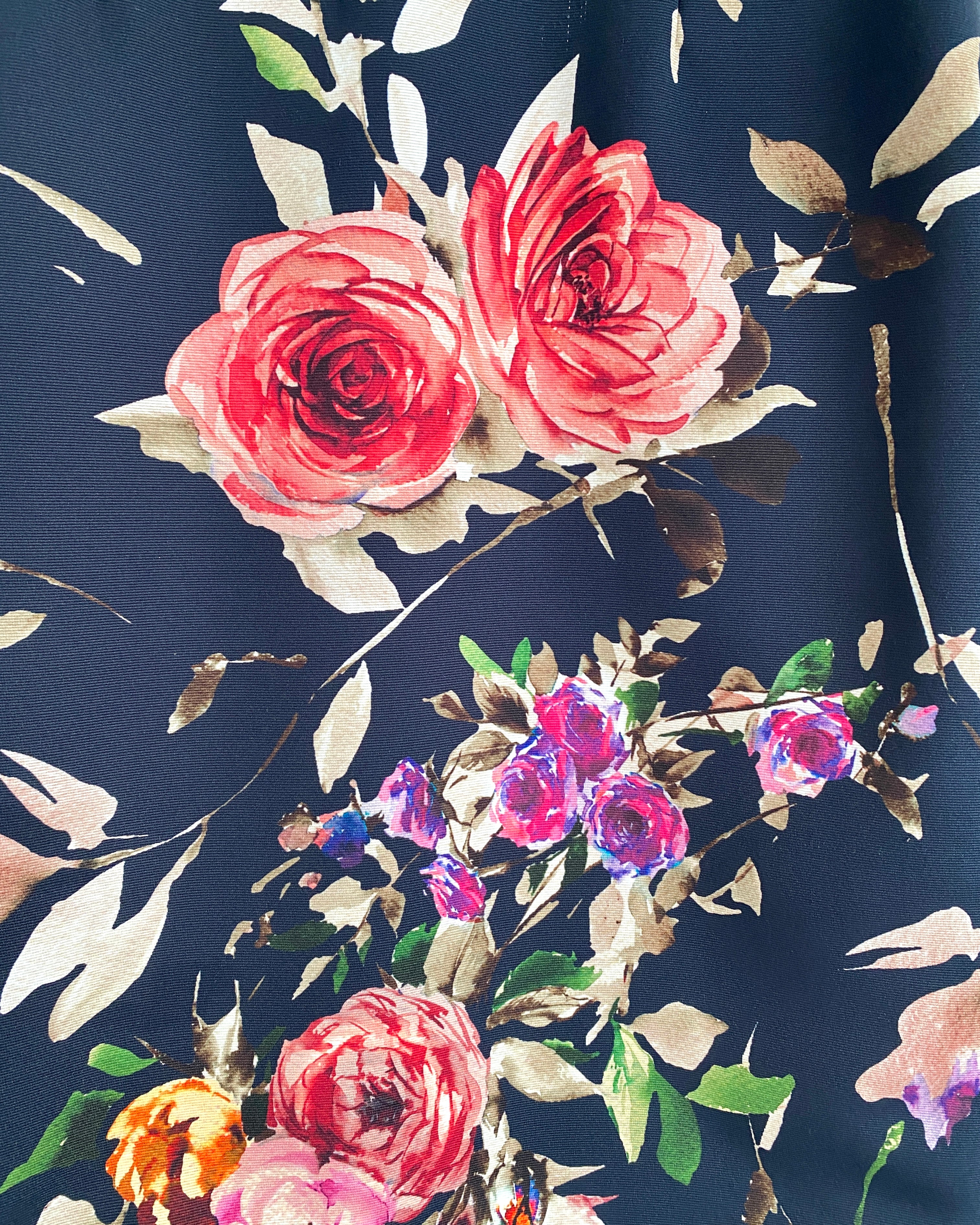 オリジナル花柄タイトスカート