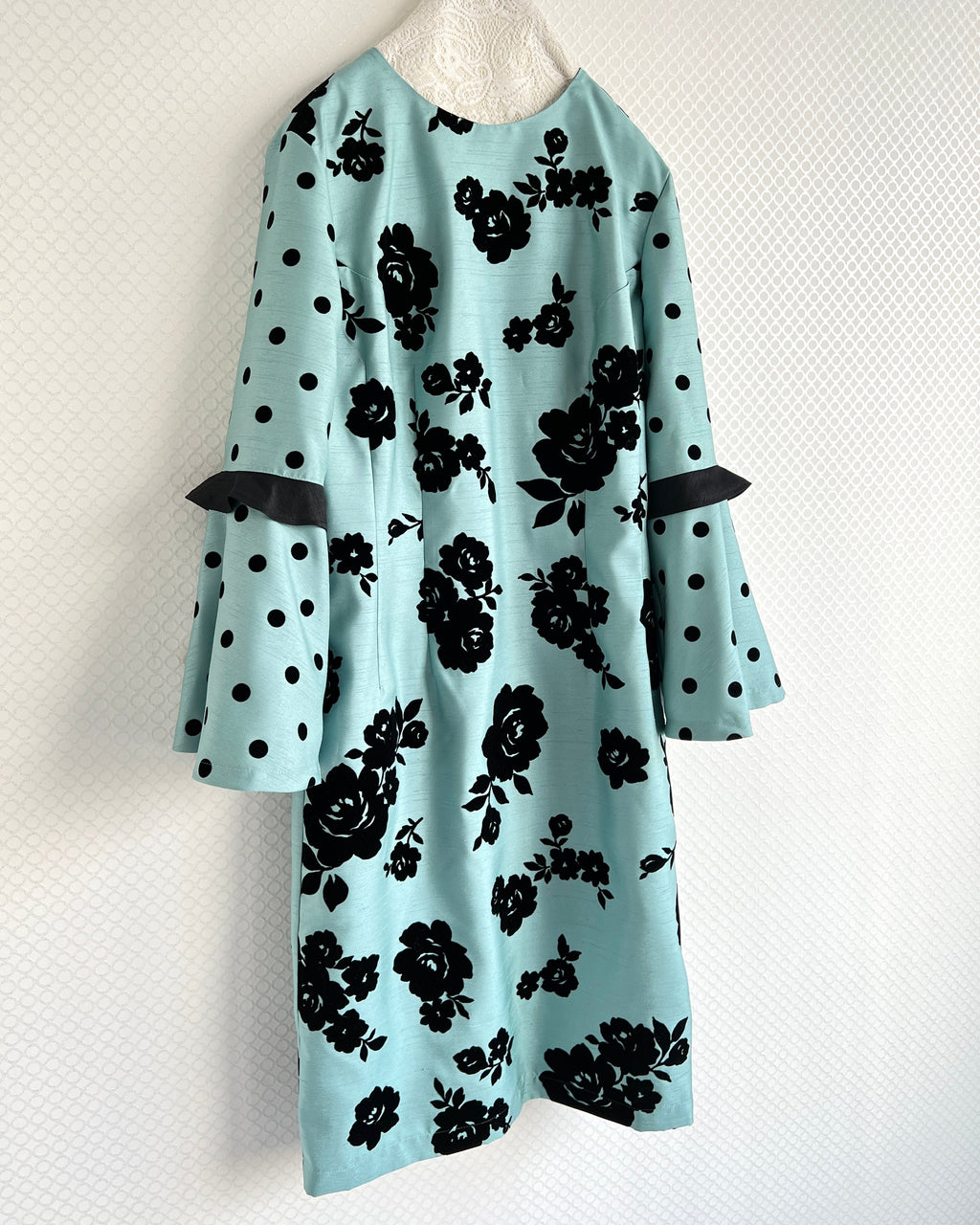 Oop058花柄ワンピースgreen