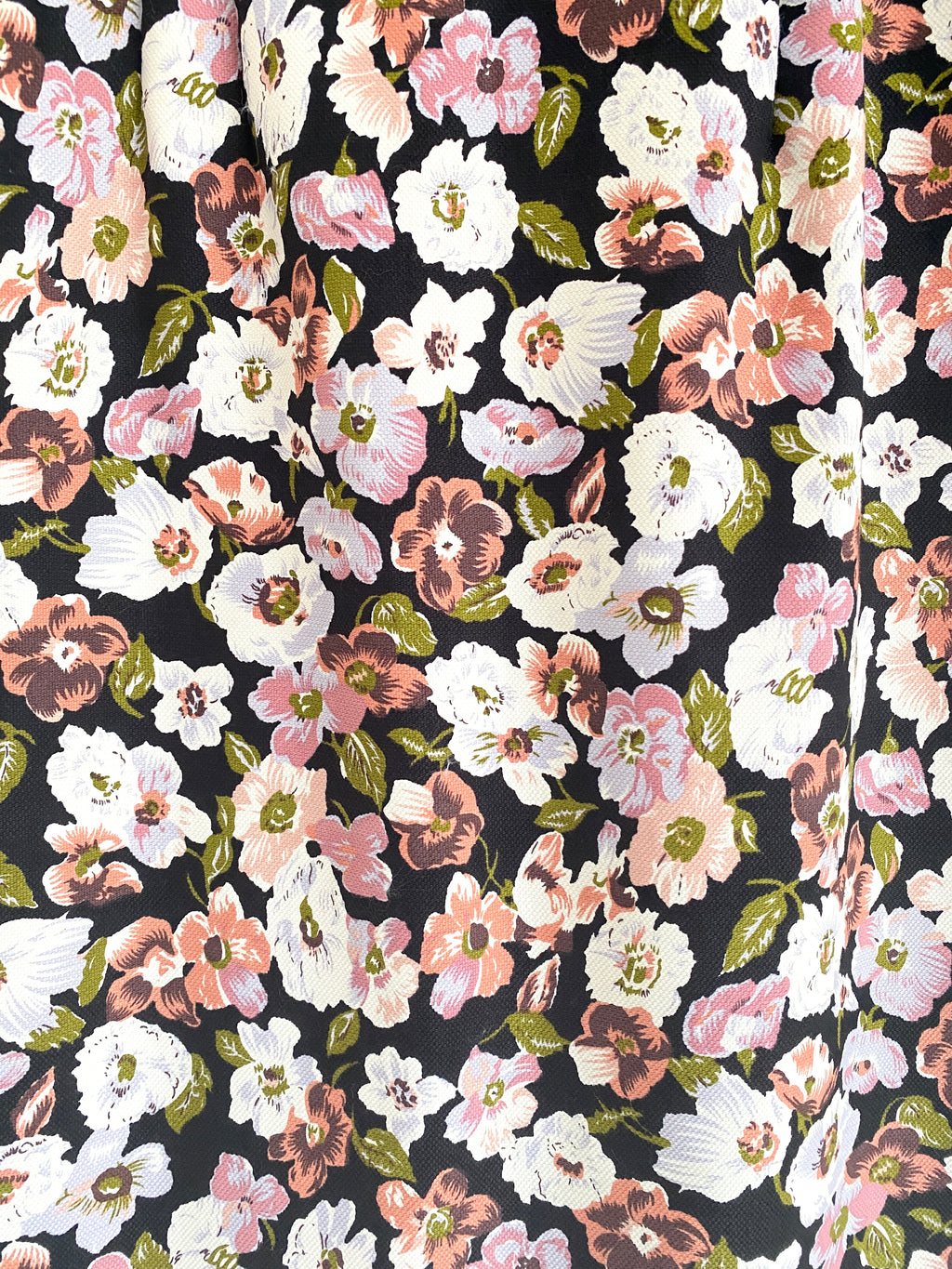 小花柄タイトスカート