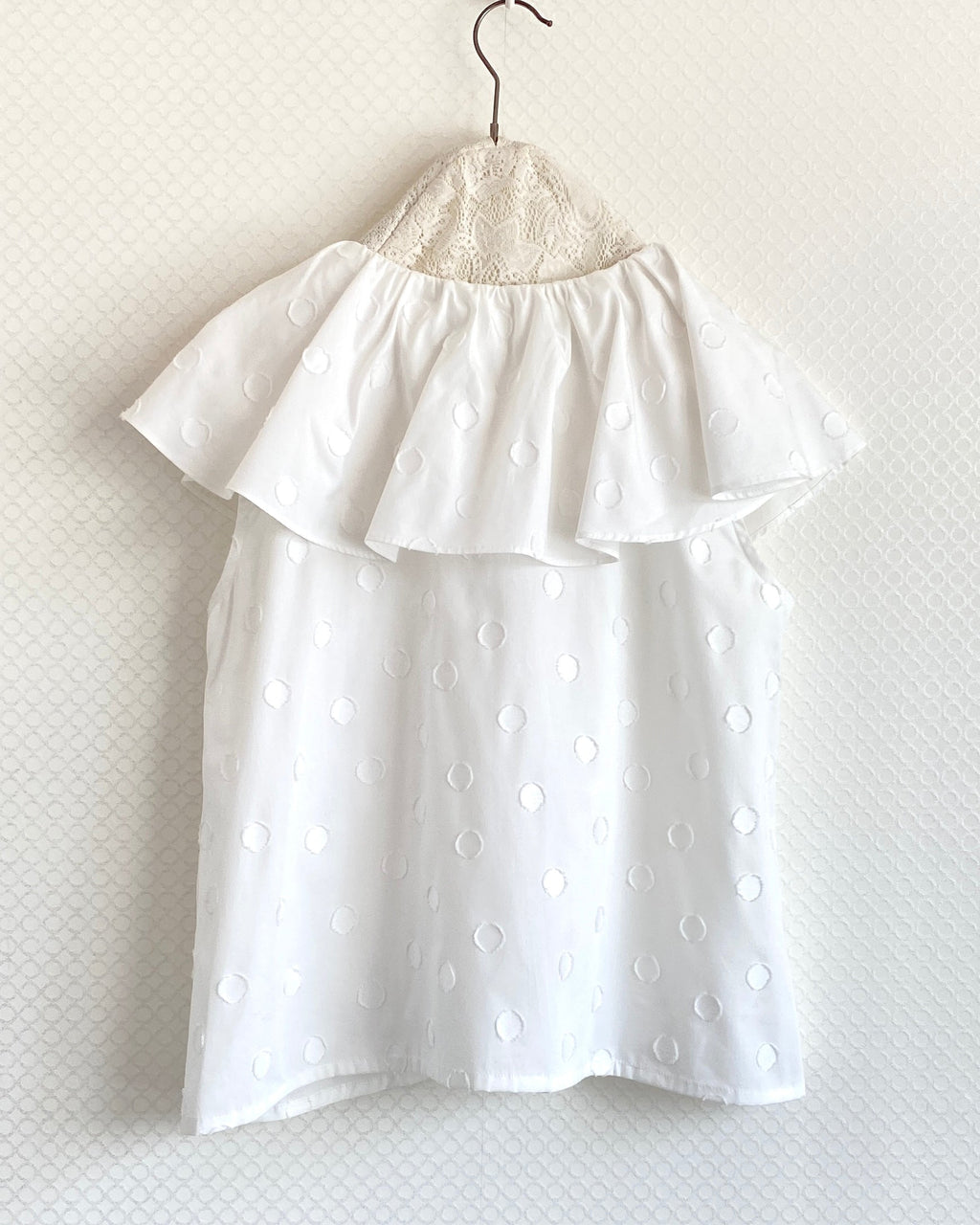 otp255オリジナルビックカラーコットンブラウス