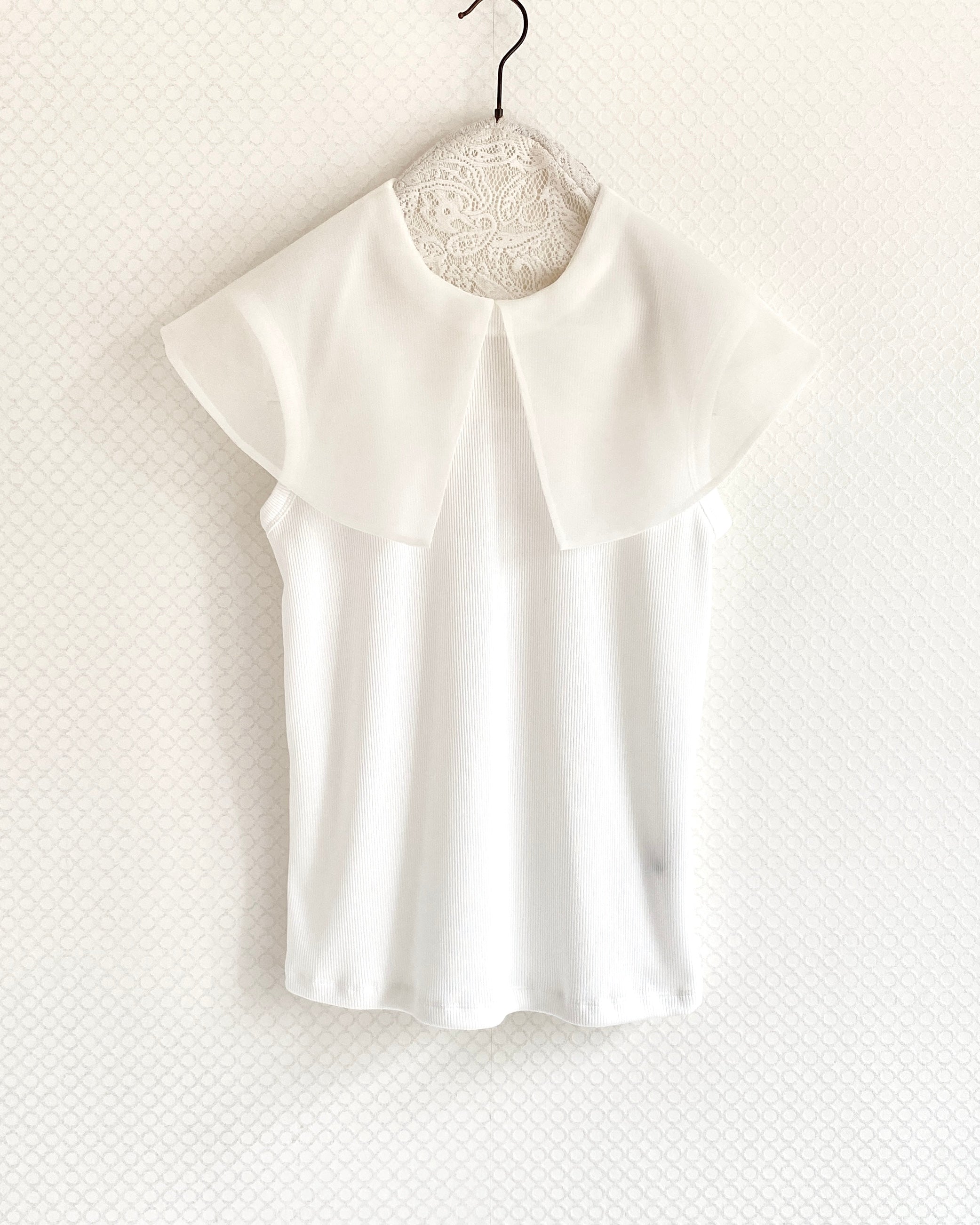 ◾︎新色入荷◾︎オーガンジーBIGカラーtop