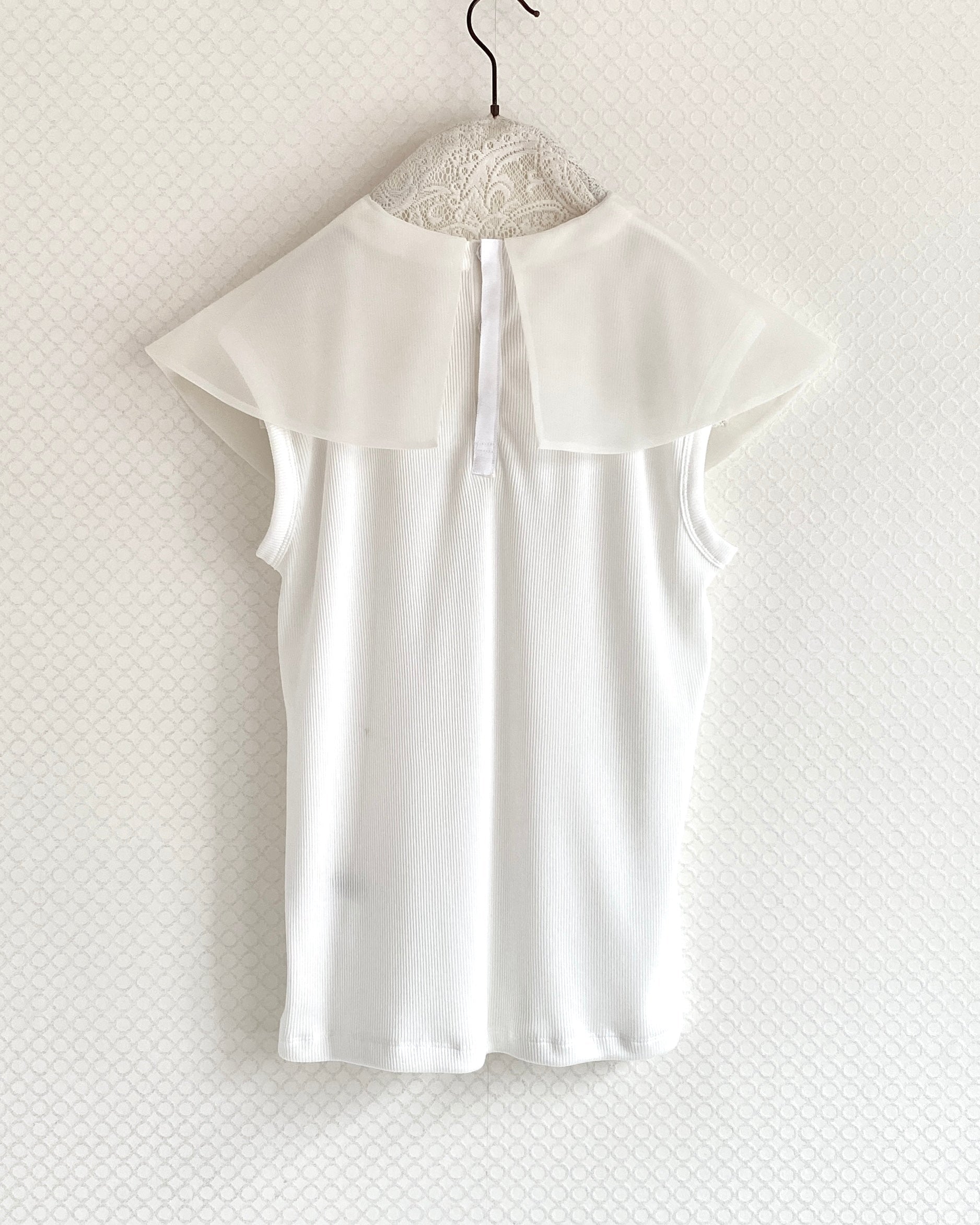 ◾︎新色入荷◾︎オーガンジーBIGカラーtop