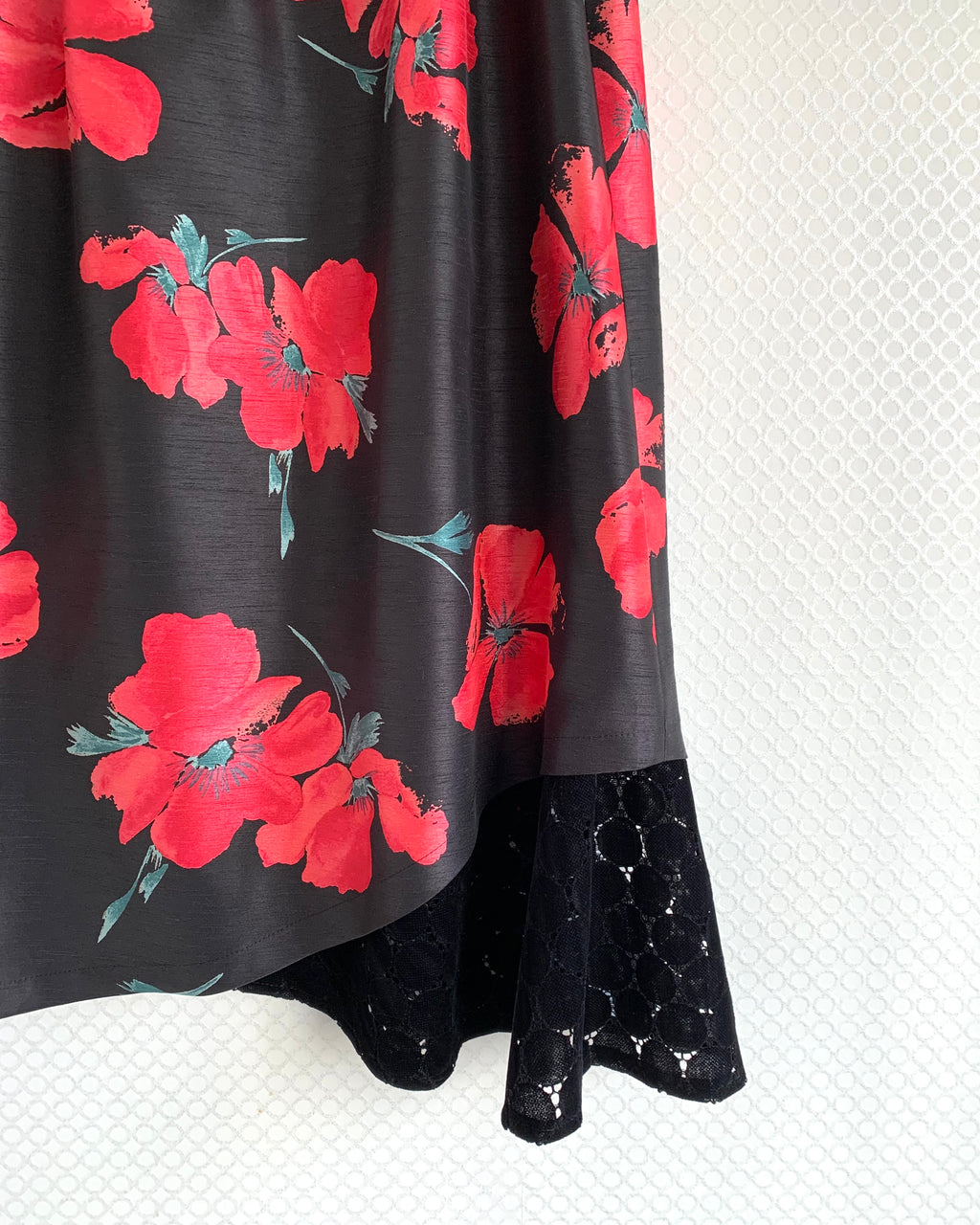 花柄タイトスカート